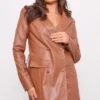 Leather dress
